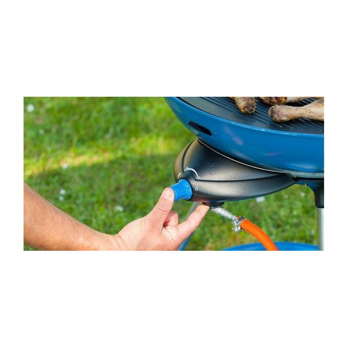 Campingaz 2000025698 Party Grill 600 R Barbecue da Campeggio a Gas 4000 W Piastra Antiaderente Accensione Piezoelettrica colore Nero
