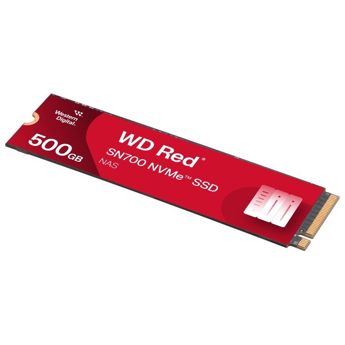 Western Digital WDS500G1R0C Red SN700 SSD M.2 2280 500 GB PCIe 3.0 x4 NVMe per NAS 3430 MB-s