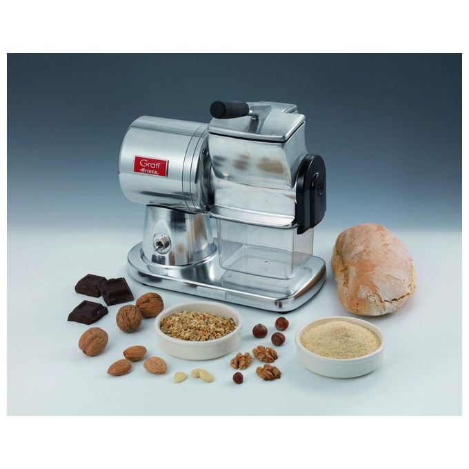 Ariete 449 Gratì Superior Grattugia Elettrica Professionale 350W Alluminio Argento