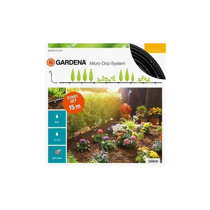 Gardena Micro-Drip Start Set S per Filari di Piante