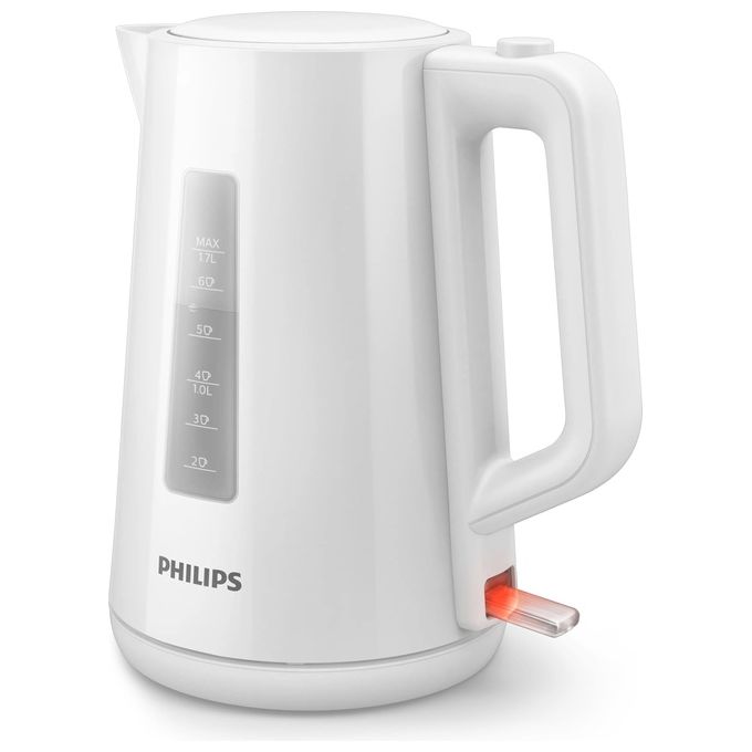 Philips HD9318-00 Serie 3000 Bollitore Elettrico 1,7 L 2200 W Filtro Anticalcare Spegnimento Automatico colore Bianco