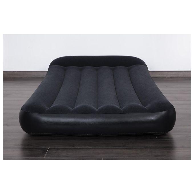 Bestway 67556 Tritech Materasso Gonfiabile Singolo pompa integrata superficie floccata 188x99x30 cm colore Grigio