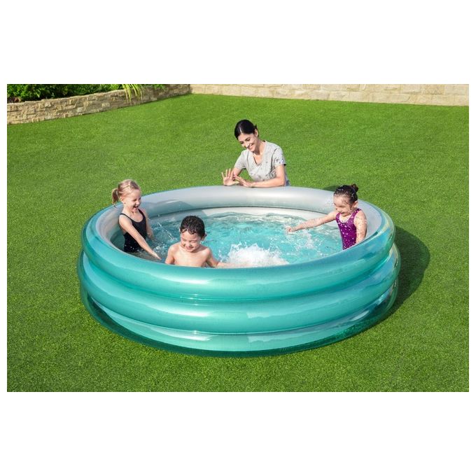 Bestway Piscinetta per Bambini Effetto Metallo Anni 6+