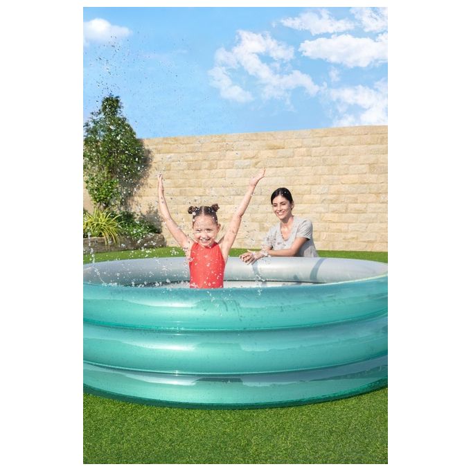 Bestway Piscinetta per Bambini Effetto Metallo Anni 6+