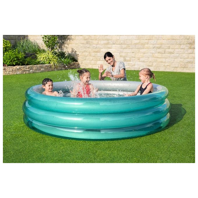 Bestway Piscinetta per Bambini Effetto Metallo Anni 6+