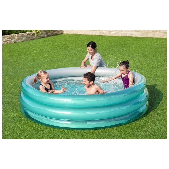 Bestway Piscinetta per Bambini Effetto Metallo Anni 6+