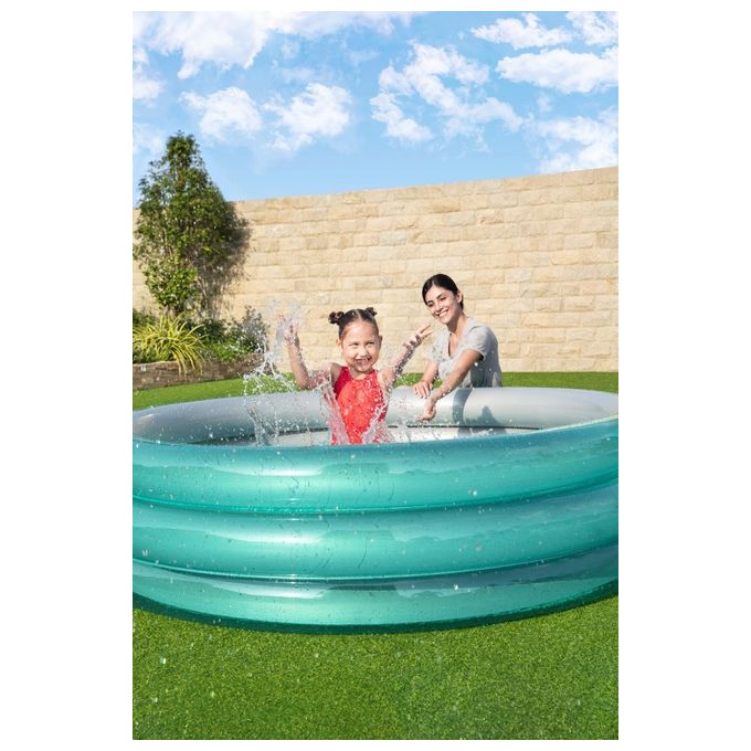 Bestway Piscinetta per Bambini Effetto Metallo Anni 6+