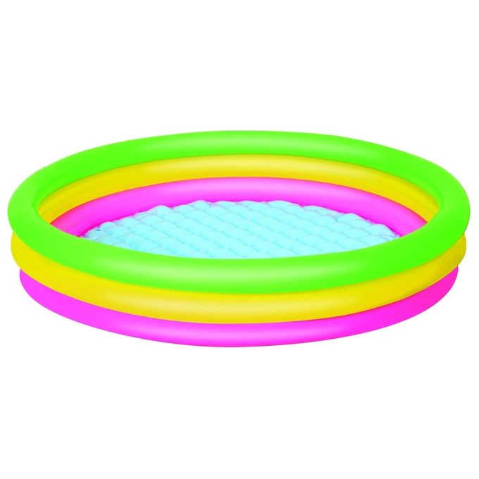 Bestway Piscinetta per Bambini Summer a 3 Anelli 2+ Anni