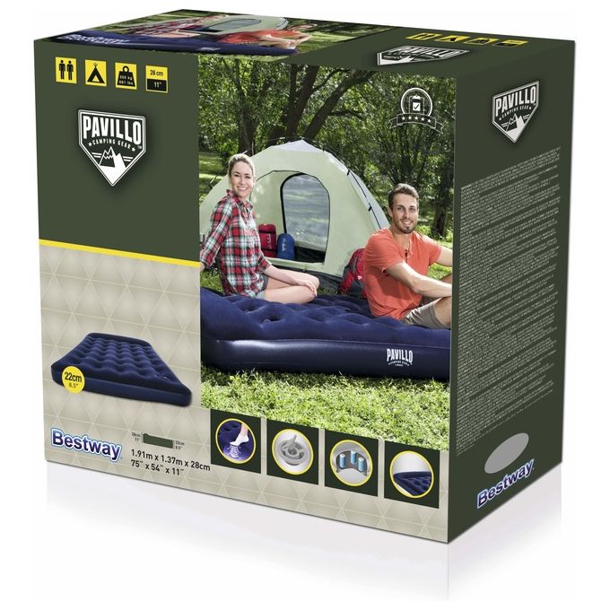 Bestway Materassino Easy Camping 142X193 H 23