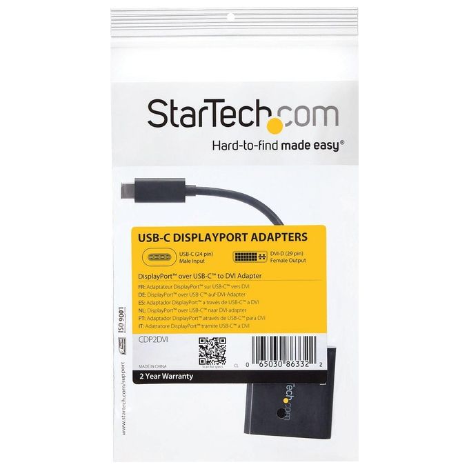 Startech adattatore usb-c a dvi - convertitore video usb type-c a dvi
