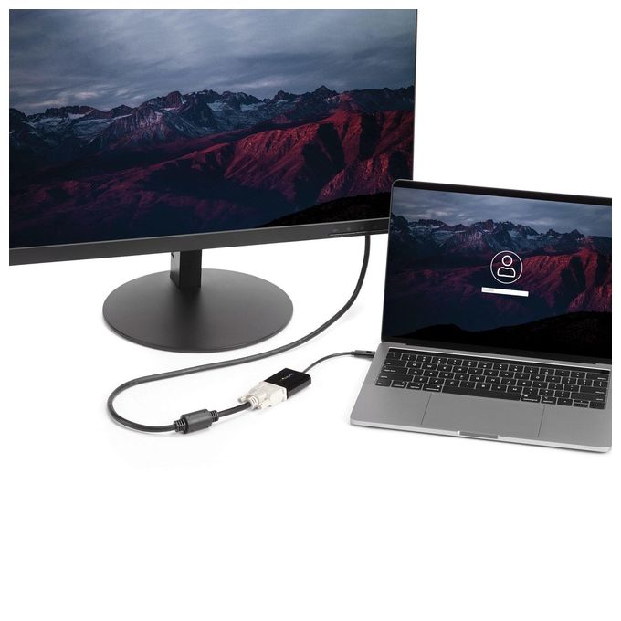 Startech adattatore usb-c a dvi - convertitore video usb type-c a dvi