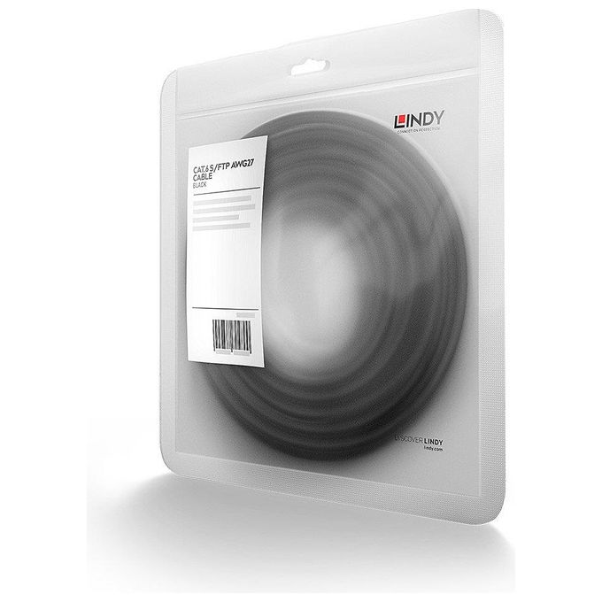 Lindy Cavo di Rete S-FTP Cat.6 Nero 1,5mt