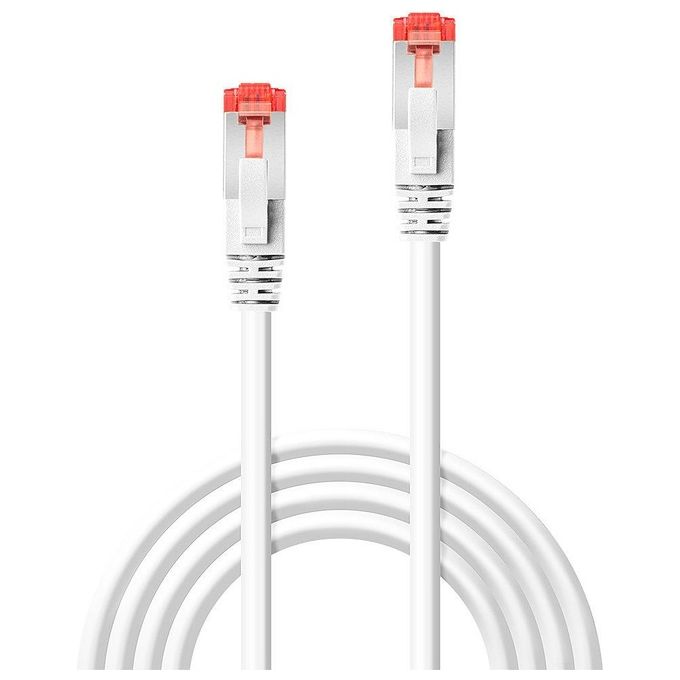 Lindy Rj45-Rj45 Cat6 2mt Cavo di Rete S-FTP S-STP Bianco