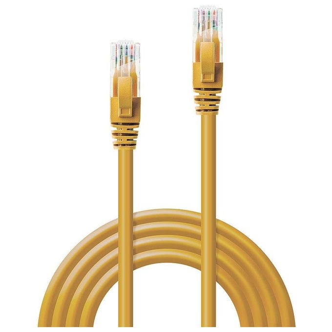Lindy Cavo di Rete Cat.6 U-UTP Giallo 2mt
