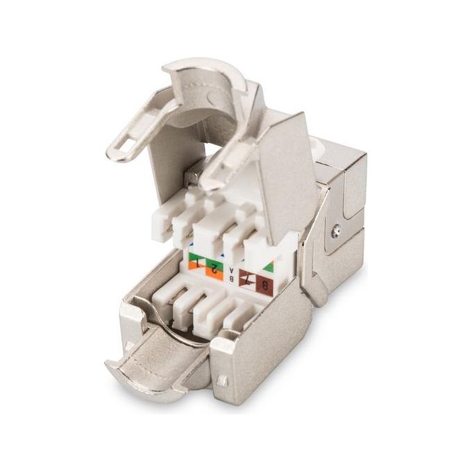 Digitus inserto jack schermato rj45 categoria 6 toolfree