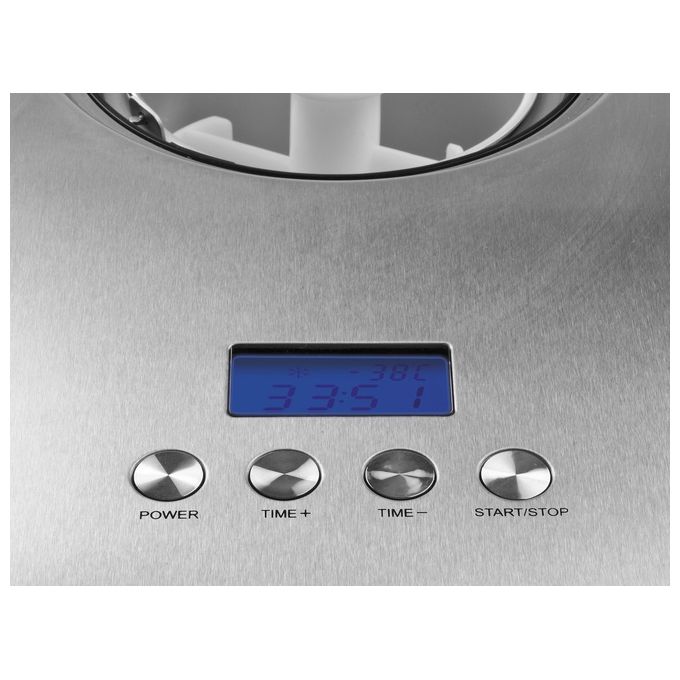G3 Ferrari G20035 Cremosa Gelatiera Capacita' 1,5 Litri Preparazione gelati e sorbetti Display LCD Acciaio Inox