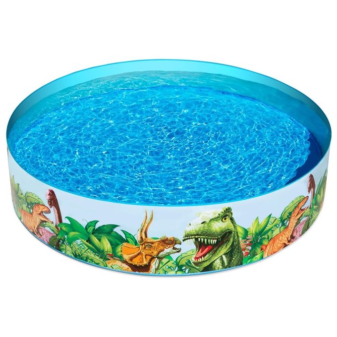 Bestway Piscina Tonda Rigida Dinosauri 55022 183 H 38