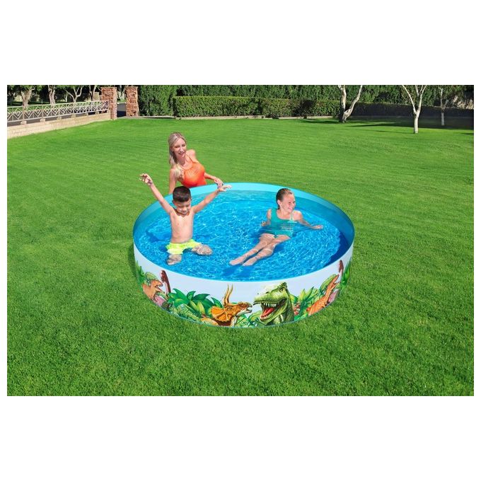 Bestway Piscina Tonda Rigida Dinosauri 55022 183 H 38