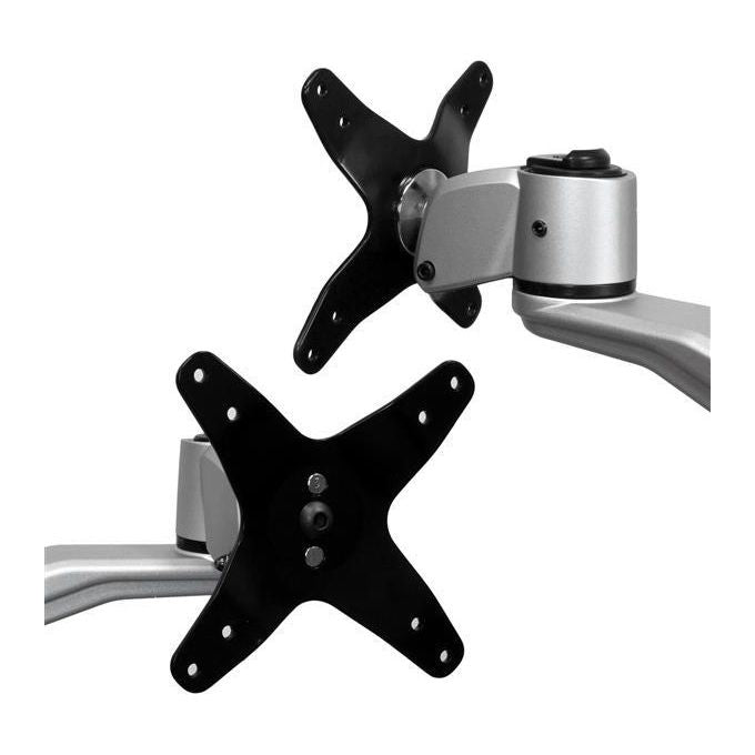 Startech supporto per doppio monitor con bracci articolati - impilabile