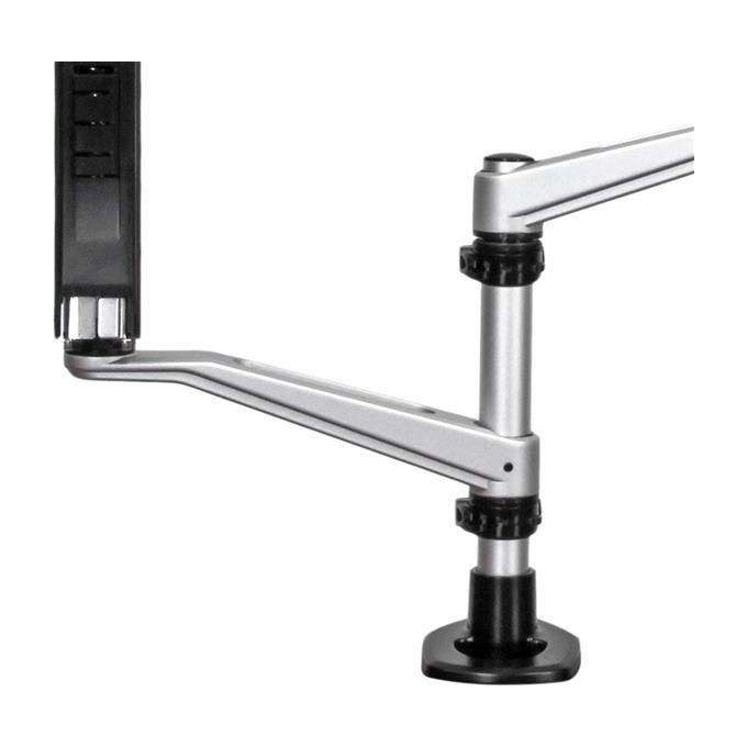 Startech supporto per doppio monitor con bracci articolati - impilabile