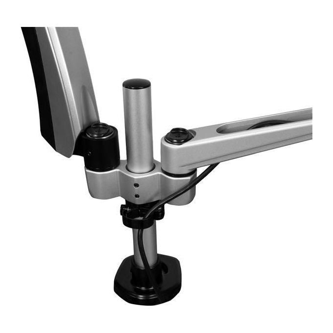 Startech supporto per doppio monitor con bracci articolati - impilabile