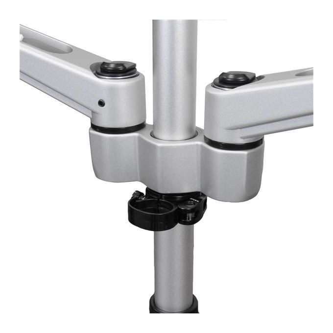 Startech supporto per doppio monitor con bracci articolati - impilabile