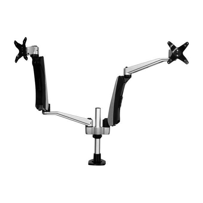 Startech supporto per doppio monitor con bracci articolati - impilabile
