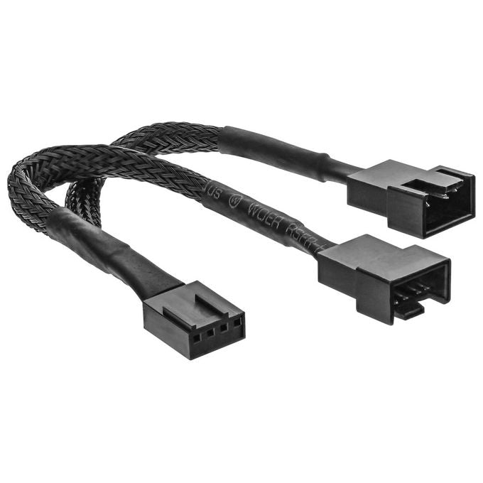 InLine Interno 4-Pin PWM 2 x 4-Pin PWM Cavo di Alimentazione