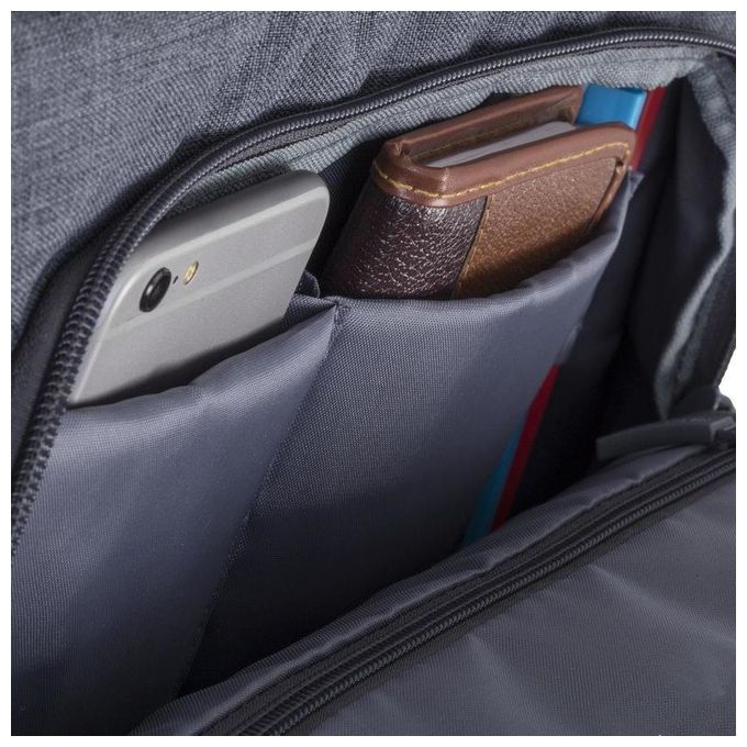 Rivacase Alpendorf 7520 Canvas Borsa Porta Notebook fino a 13,3'' Grigio