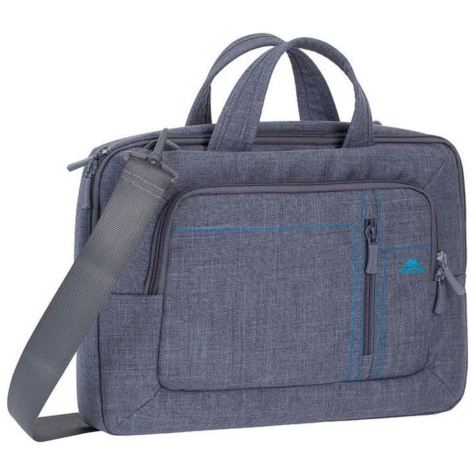 Rivacase Alpendorf 7520 Canvas Borsa Porta Notebook fino a 13,3'' Grigio