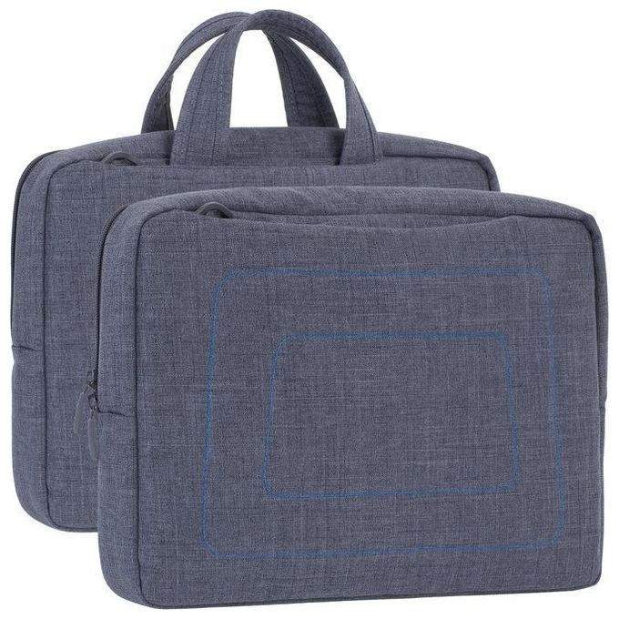 Rivacase Alpendorf 7520 Canvas Borsa Porta Notebook fino a 13,3'' Grigio