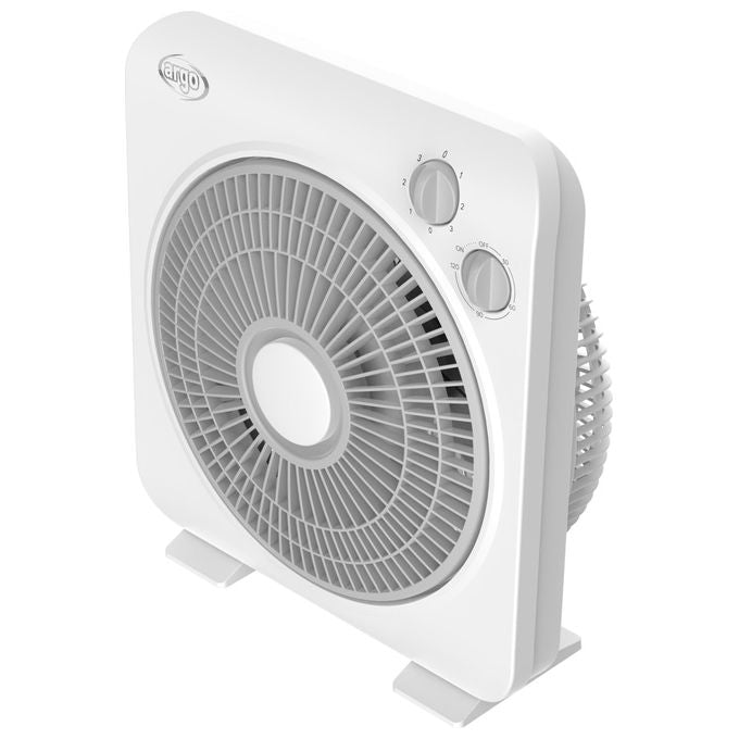 Argoclima BOXY Ventilatore Box 5 pale 25 cm 3 velocita' Timer 50 W colore Bianco