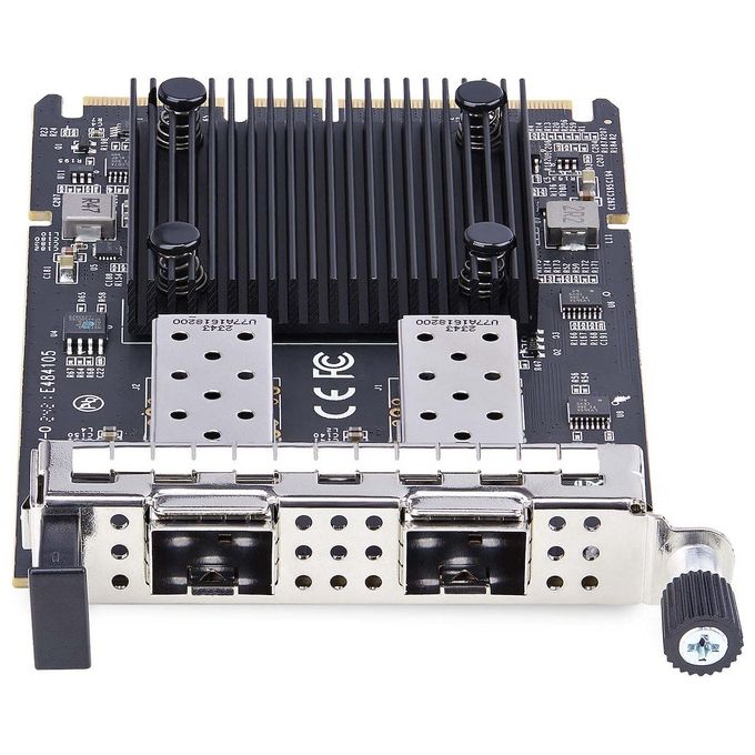 StarTech.com O1210I-NETWORK-CARD Scheda di rete server OCP 3.0 SFP+ a 2 porte con chipset Intel X710-BM2 velocita' 10 Gbps interfaccia Fibra colore Nero