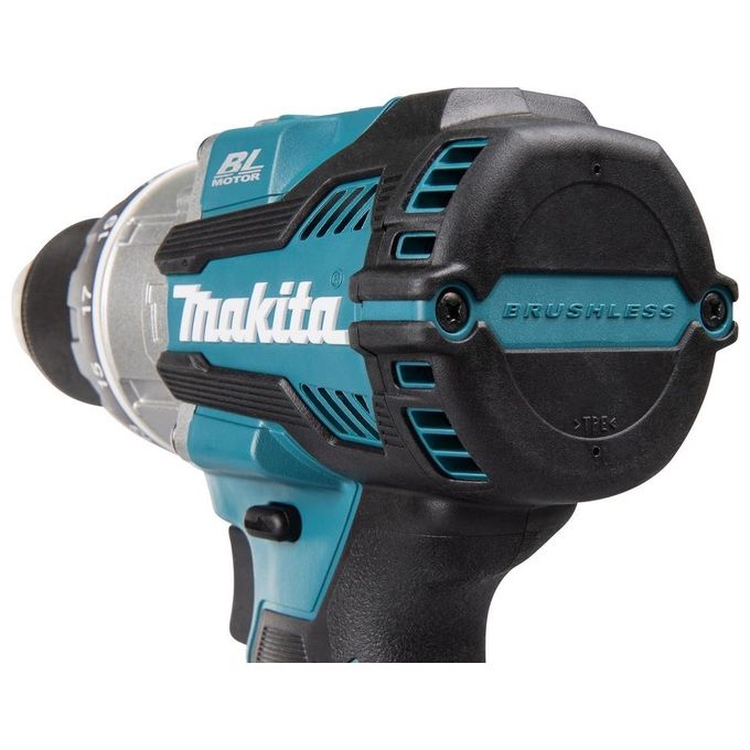 Makita DHP489RTJ LXT Trapano Avvitatore con Percussione Brushless 18V 110Nm 1800 rpm colore Nero Blu