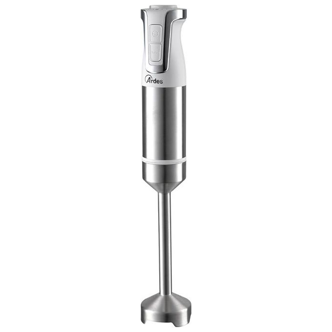 Ardes ARSET01 Trinity Frullatore ad immersione 1000 W 17400 rpm con Tritatutto 0,7 L colore Bianco