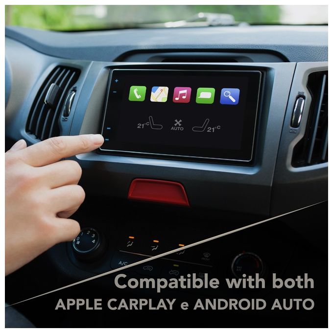 Cellular Line Adattatore per Auto Usb-C a Usb-A