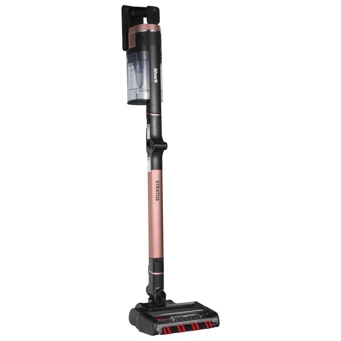 Shark IZ400EU Stratos Aspirapolvere a Bastone 2 in 1 Senza Filo DuoClean PowerFins Plus autonomia 60 min colore Nero Pesca