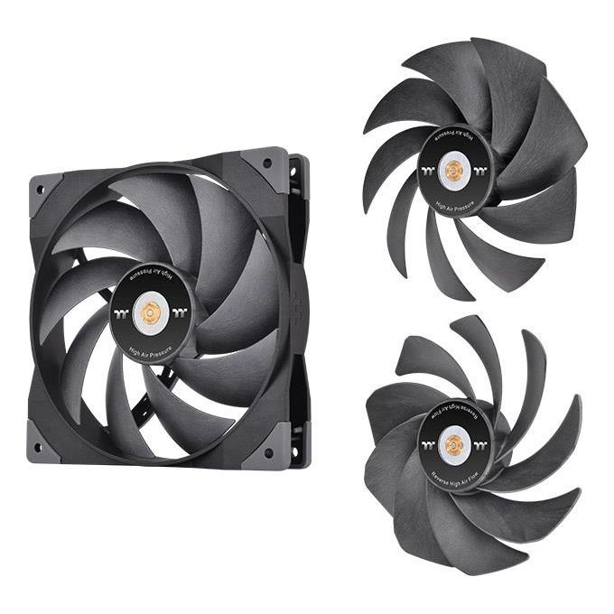 Thermaltake CL-F157-PL14BL-A SWAFAN GT14 Ventilatore per Case PC 140 mm 25 mm 4-pin 500-2000 rpm 36,1 dB(A) colore Nero