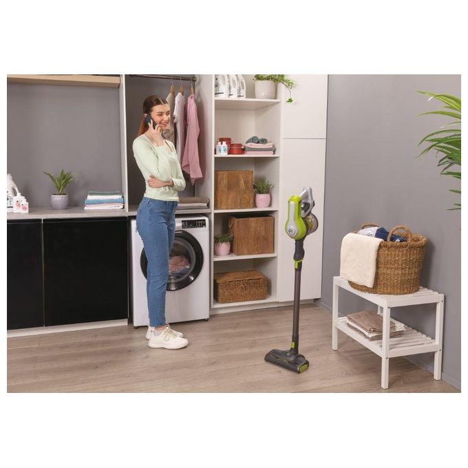 Hoover HF110H HF1 Aspirapolvere Senza Filo Ciclonico Senza Sacchetto 0.9 L 170W autonomia 30 min colore Grigio Lime
