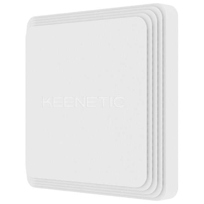 Keenetic KN-2810-41EN Orbiter Pro Access Point Wi-Fi Mesh AC1300 con 2 porte Gigabit e Power over Ethernet colore Bianco