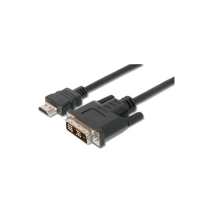 Digitus cavo hdmi 19 poli tipo a maschio - dvi-d 18+1 poli maschio mt 2 (ak 639)