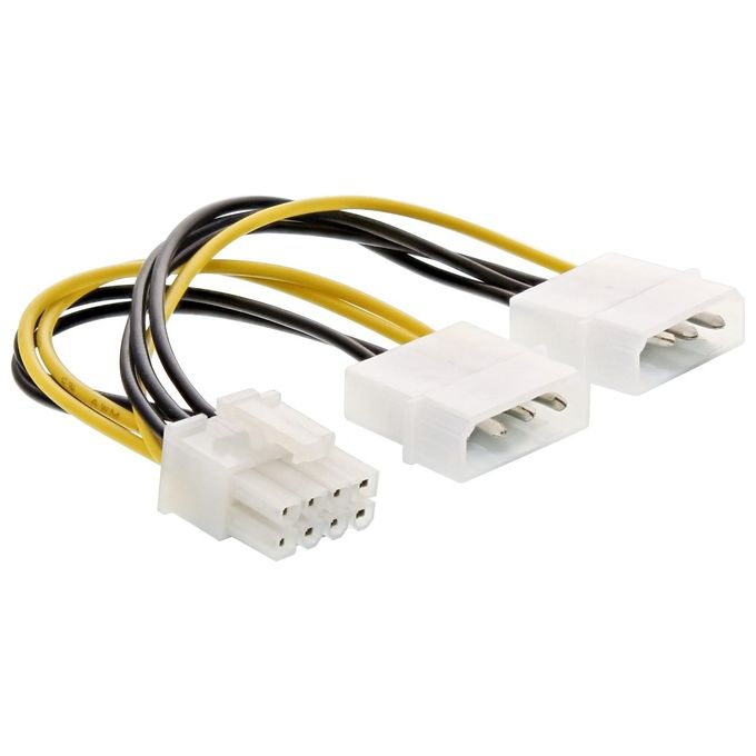 InLine Adattatore 2x Molex 3 4 Pin  PCIe 6 2 Pin
