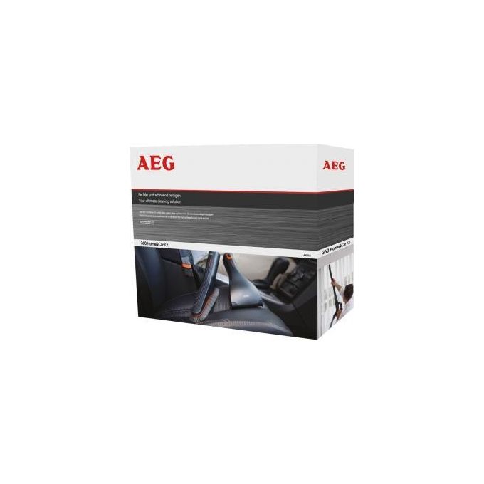 AEG AKIT12 Kit Accessori Aspirapolvere per Casa e Auto con Spazzola Morbida Mini Turbo e Bocchetta Fessura Flessibile compatibile con Serie ULTRA tubo 36 mm colore Grigio