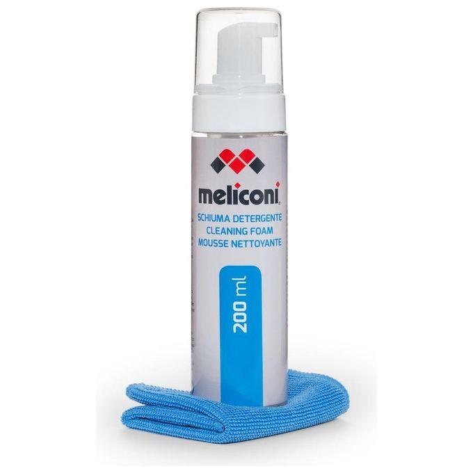 Meliconi C-200 Foam Schiuma Detergente da 200 ml con Panno in Microfibra