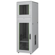 Digitus armadio 36 unita professionale pc industriale 3 sezioni per video server tastiera colore grigio
