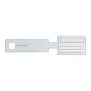 Favorit Confezione 50 Porta Nome per Valigia con Cartoncino Formato Esterno 24,5X6cm Trasparente