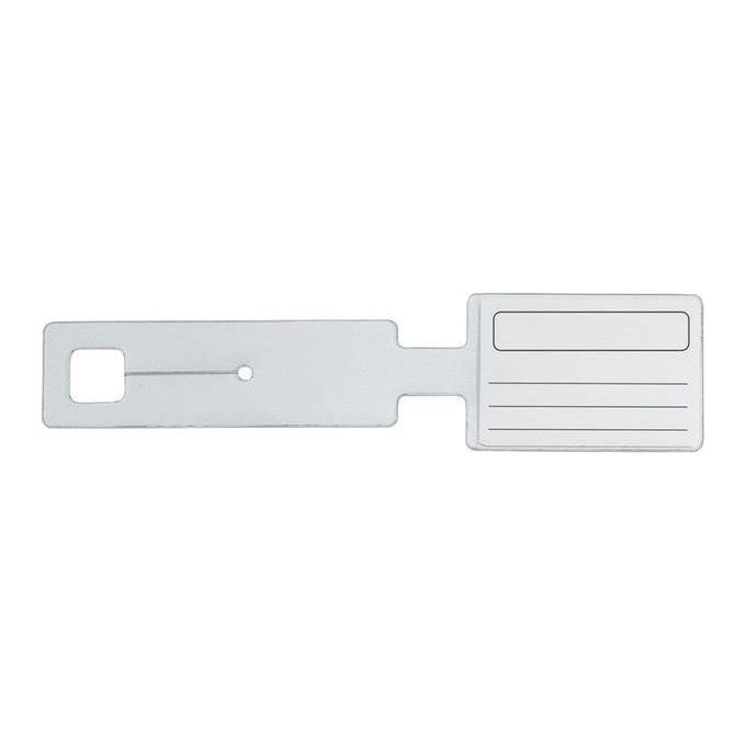 Favorit Confezione 50 Porta Nome per Valigia con Cartoncino Formato Esterno 24,5X6cm Trasparente