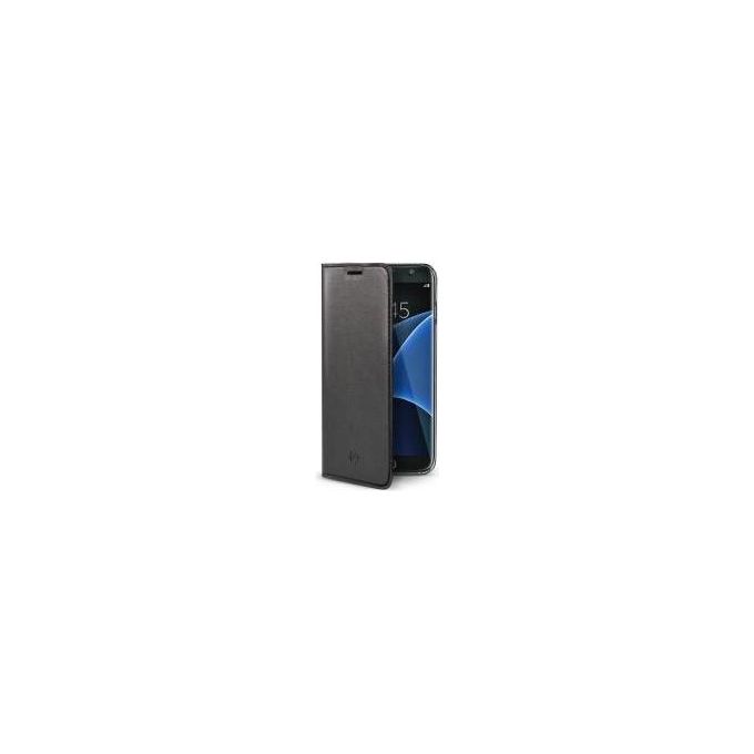 Celly air Custodia per Galaxy S7 edge in colore nero per protezione e stile