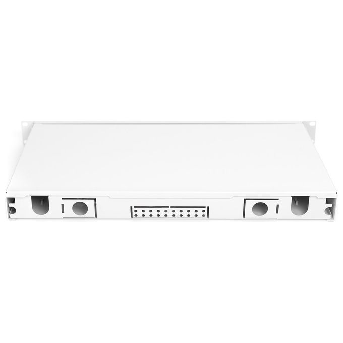 Digitus Pannello di Gestione del Cavo Grigio Acciaio 1U 48,3cm 19