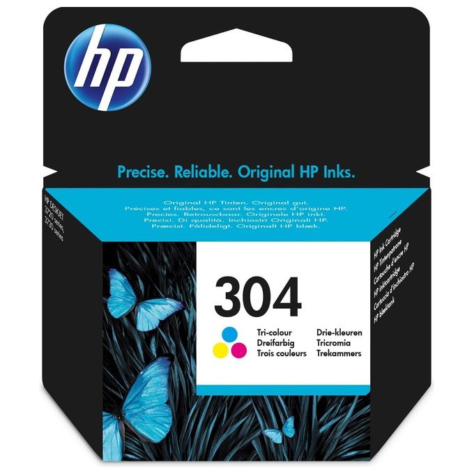 HP 304 Cartuccia inchiostro Originale Tricromia